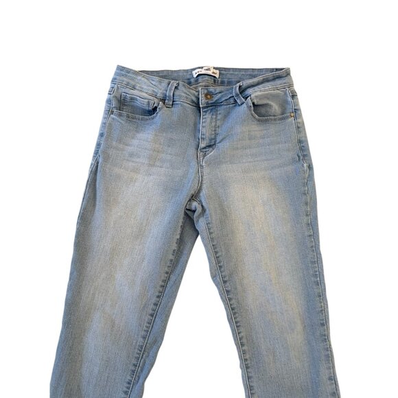 ARTISAN NY Embroidered Light Wash Ankle Jeans Size US 10 - Picture 6 of 9
